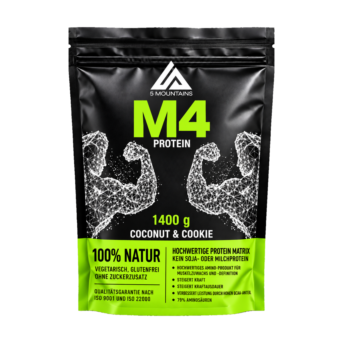 M4 Protein 1400 g – 5 Mountains Longevity